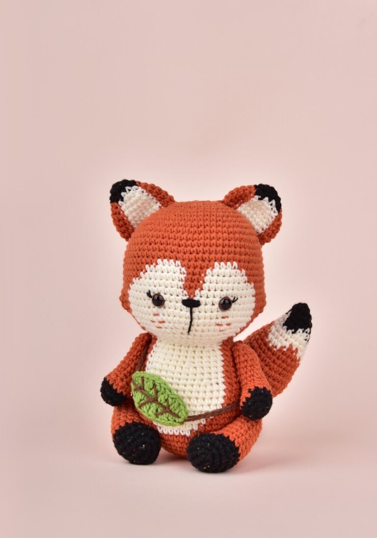 The Fox Cute and Easy Crochet Animals Pattern For Beginners With Step-by-Step Instructions