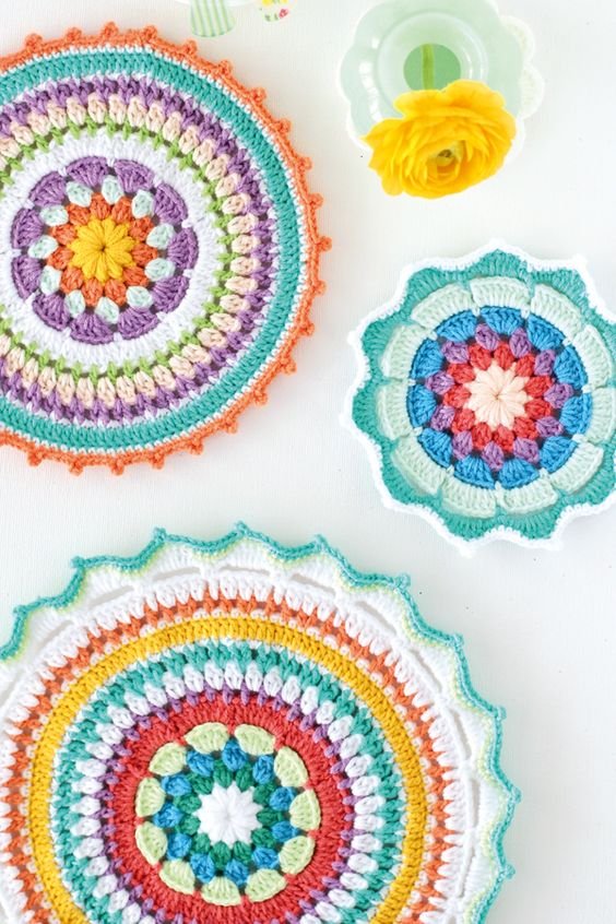 FREE PATTERN 30 Wonderful Crochet Mandalas