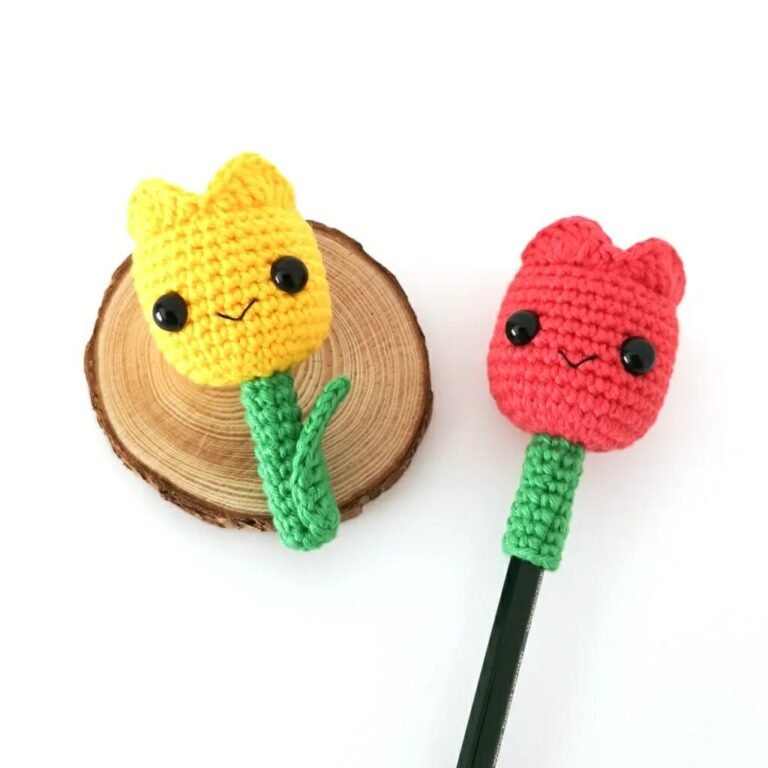 FREE PATTERN Tulip Amigurumi in Crochet