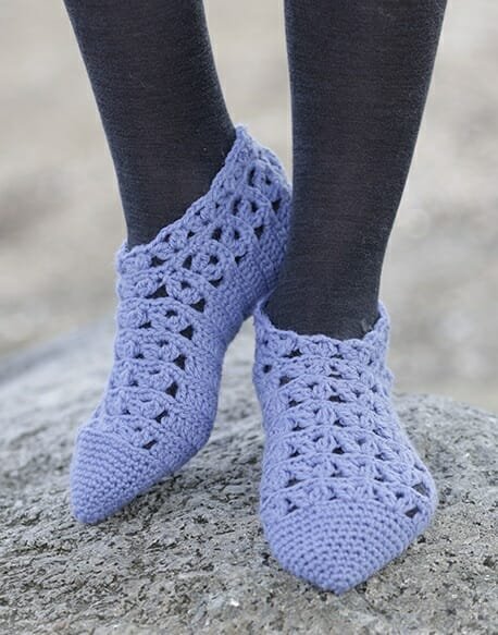 FREE PATTERN Crochet Water Fairy Slippers