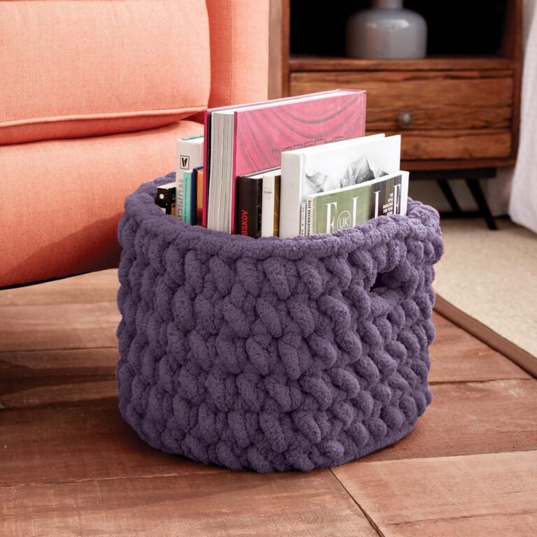 FREE PATTERN Burly Basket in Crochet