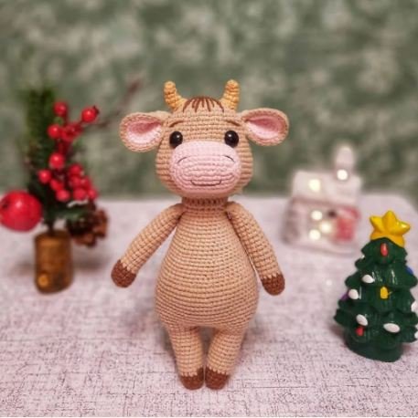 FREE PATTERN Bull Homer Amigurumi step by step