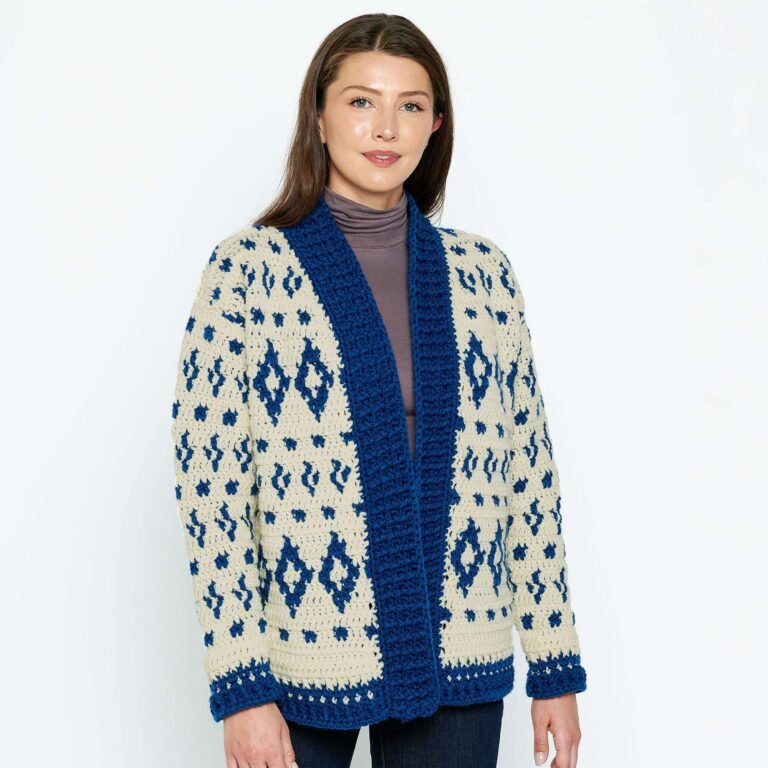 FREE PATTERN Cardigan Altair Collection in Crochet