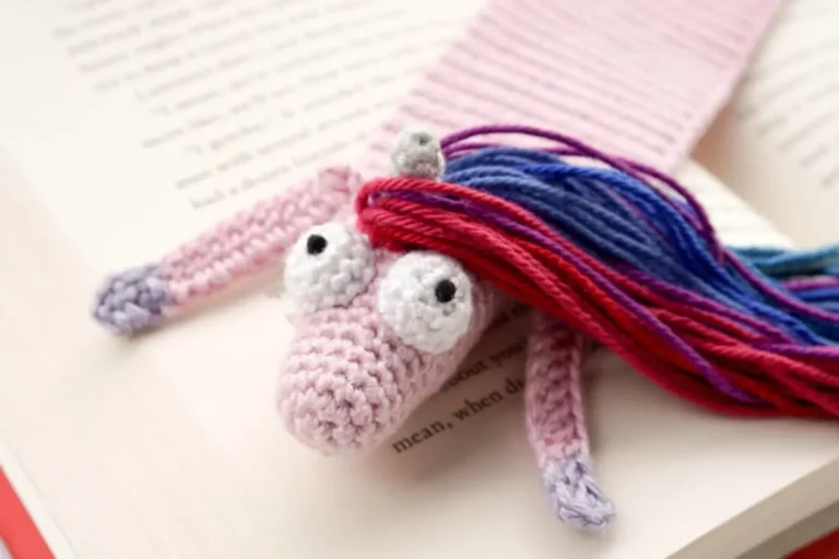 Amigurumi Unicorn Bookmark Crochet Pattern