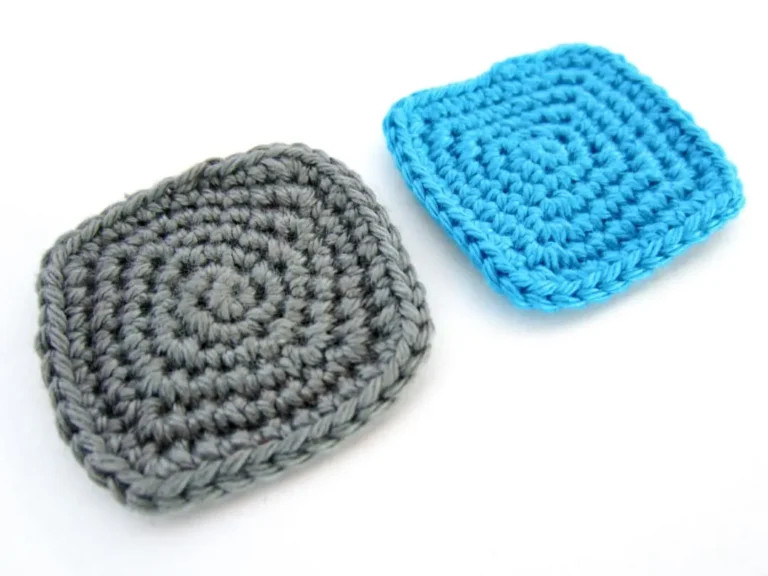 How to Crochet Squares in Spiral Rounds