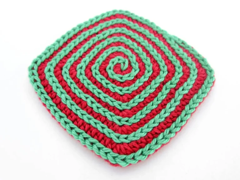 Square Coaster Crochet Pattern