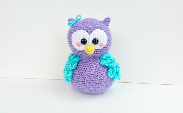 FREE PATTERN Fantasy Owl Amigurumi step by step