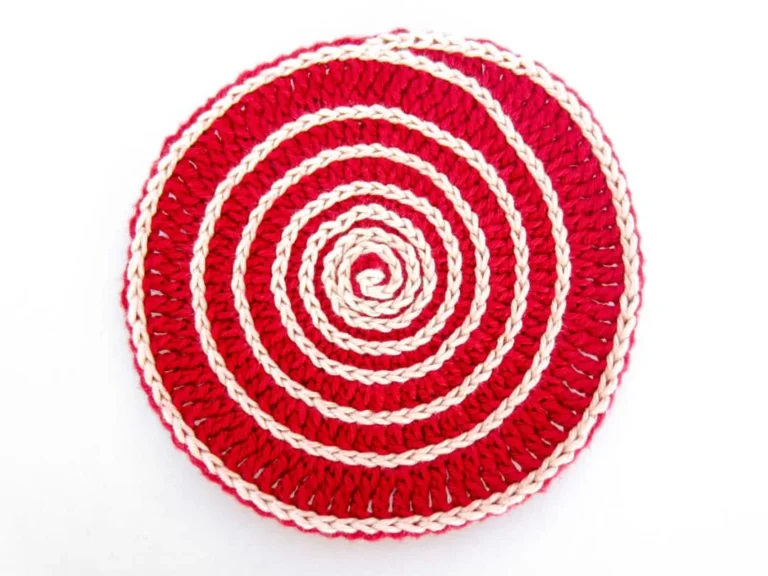 Superwhirl Crochet Coaster Pattern