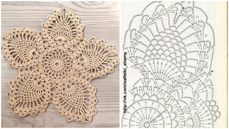 FREE PATTERN Crochet Pineapple Flower Folder