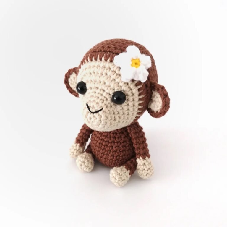 Maisy Monkey Amigurumi Toy FREE PATTERN