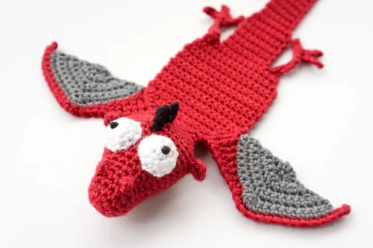 Amigurumi Crochet Dragon Bookmark