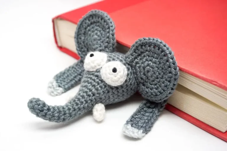 Amigurumi Elephant Bookmark Crochet Pattern