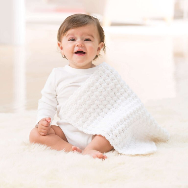 Crochet Polar Blanket for Baby FREE PATTERN