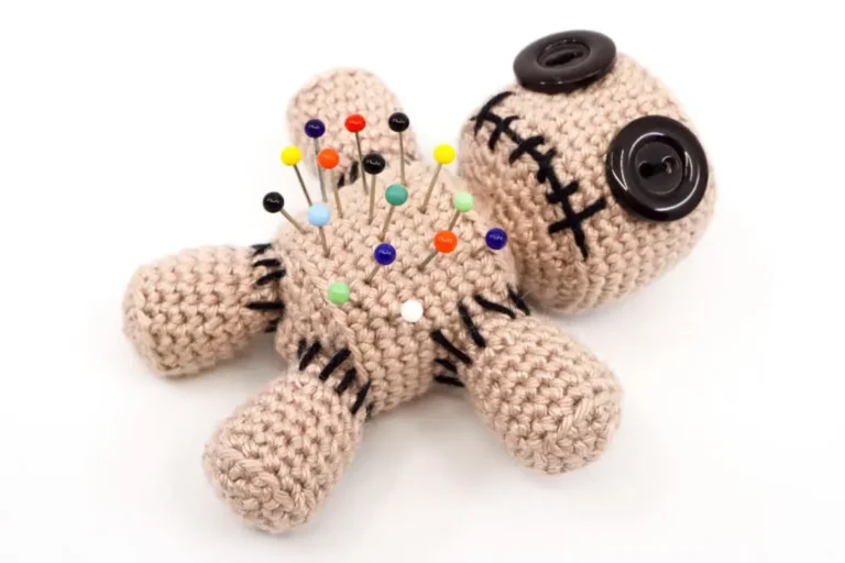 Voodoo Doll Amigurumi Pincushion Crochet Pattern