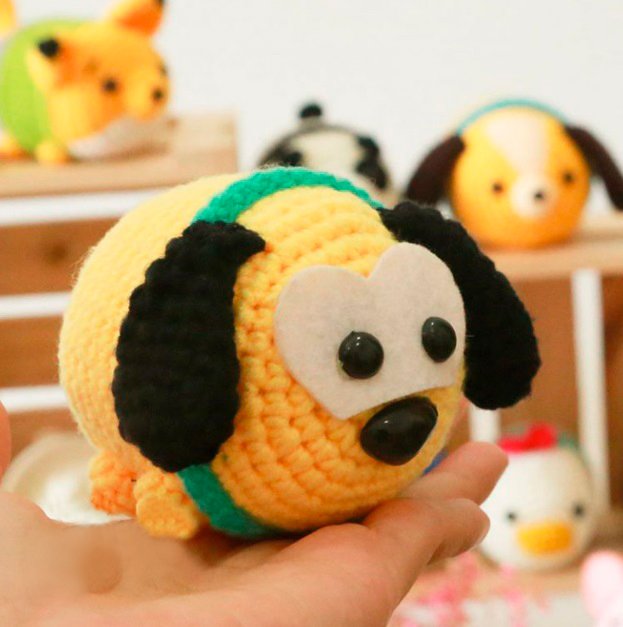 Pluto Dog Amigurumi Toy FREE PATTERN