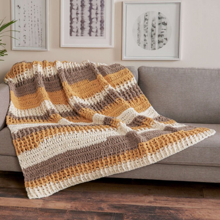 Crochet Milk and Honey Blanket FREE PATTERN