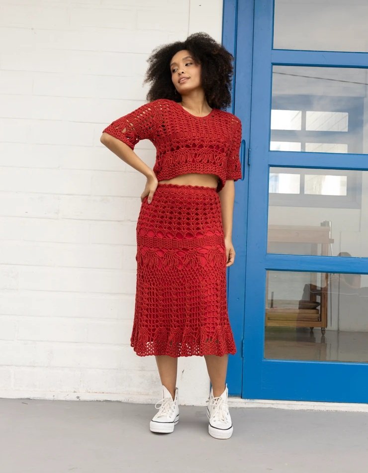 FREE PATTERN Scarlet Breeze Crochet Set