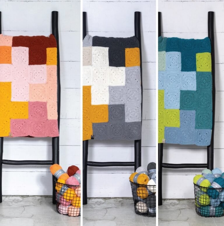 Crochet Tetris Blanket FREE PATTERN