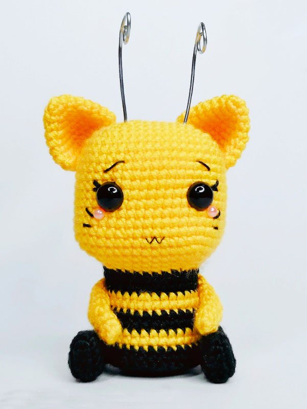 Kitten Bee Mimi Amigurumi Toy FREE PATTERN