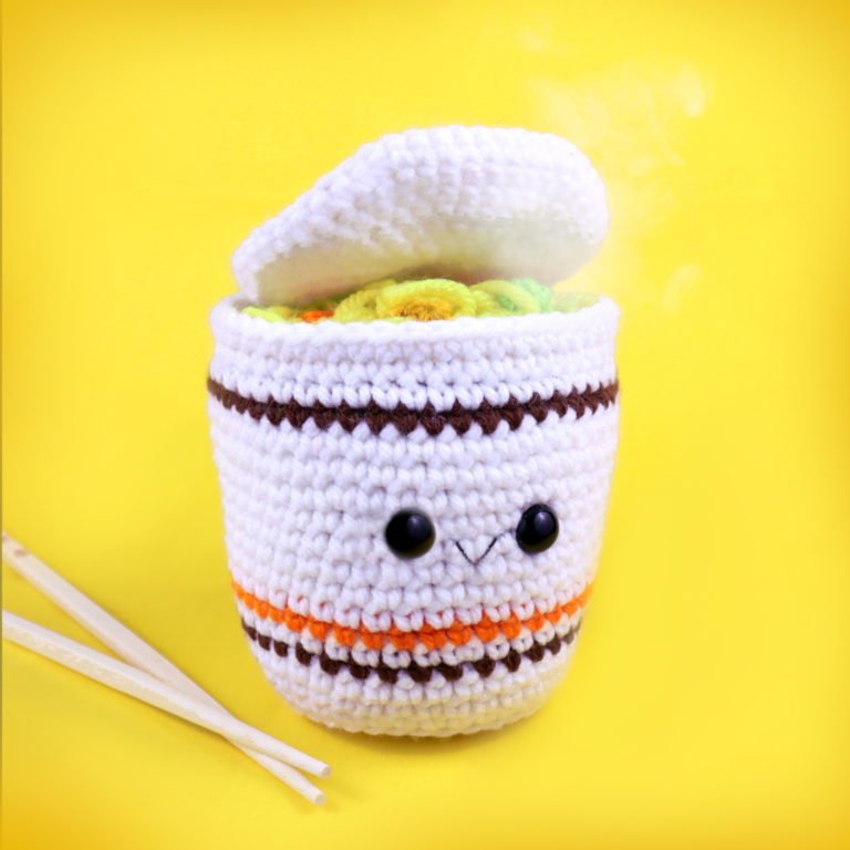 Ramen Cup Amigurumi Toy FREE PATTERN