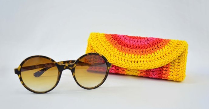 Crochet Sunglasses Case FREE PATTERN