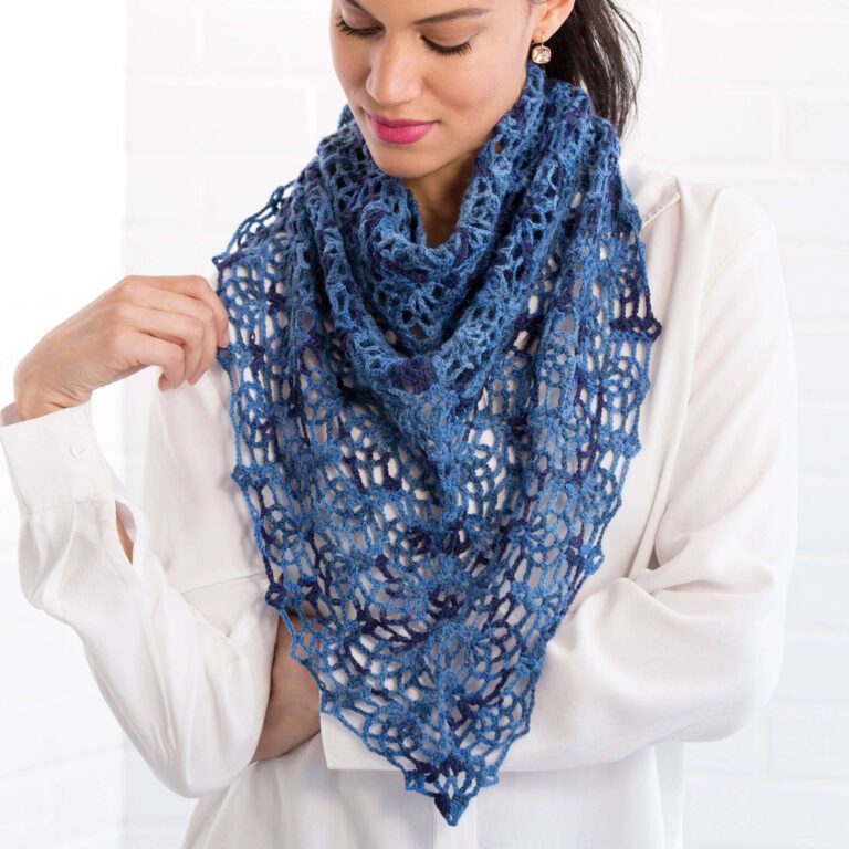 Blues Shawl in Crochet FREE PATTERN