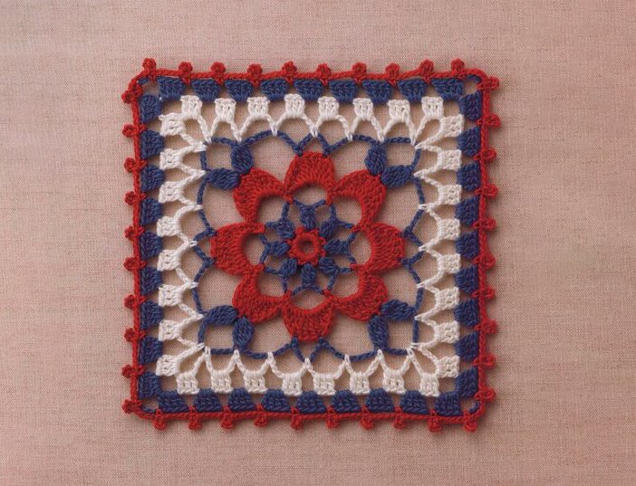 Crochet Verbena Flower Folder FREE PATTERN