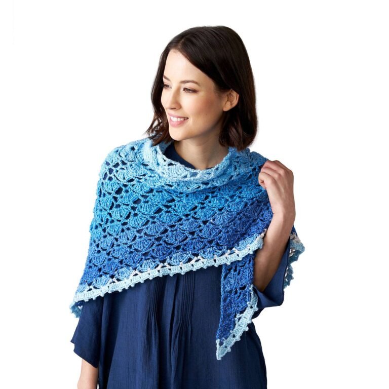 Crystal Palace Shawl in Crochet FREE PATTERN