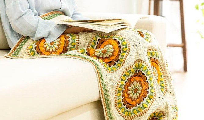 On Ra Crochet Blanket FREE PATTERN