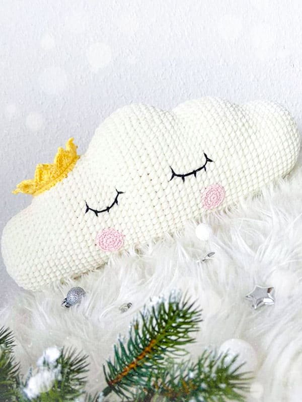 Sleeping Cloud Amigurumi Toy FREE PATTERN