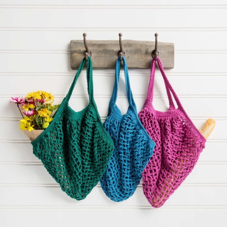 Crochet Fresh Shopping Bag FREE PATTERN