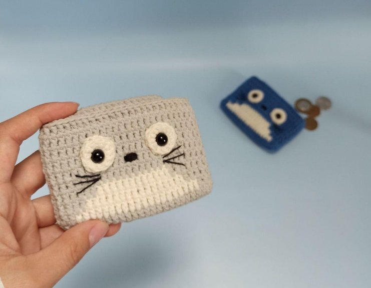 Totoro Amigurumi Purse FREE PATTERN