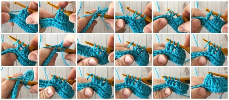 How to Knit a 3 Double Crochet Decrease Together? TUTORIAL