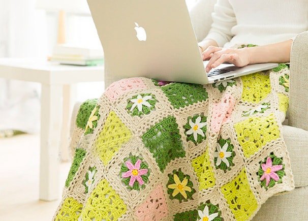 Crochet Wild Grannys Blanket FREE PATTERN