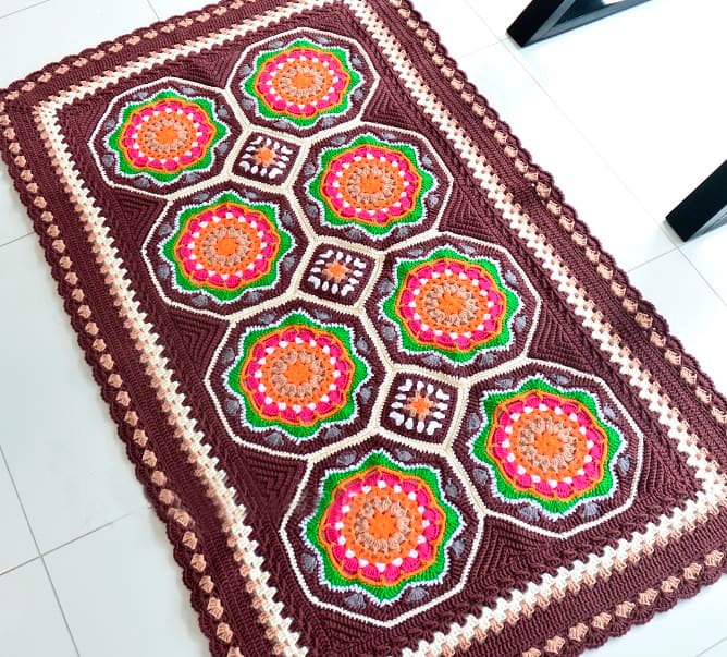 Crochet Andromeda Rug FREE PATTERN