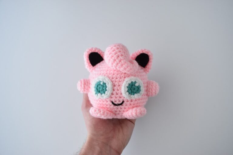 Cute JigglyPuff Amigurumi Toy FREE PATTERN