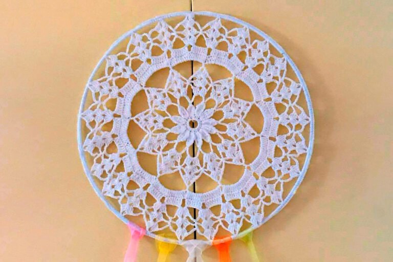 Crochet Dream Catcher Mandala FREE PATTERN