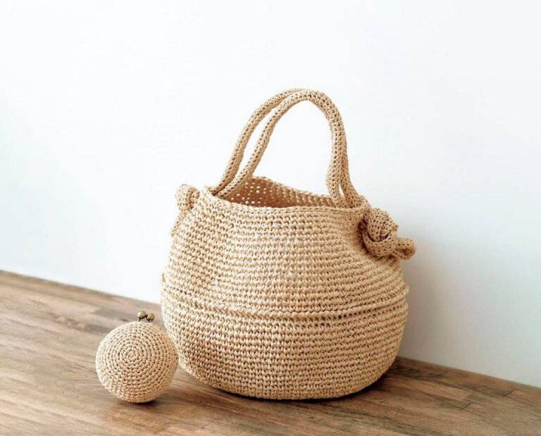 🤠 Crochet Basket Style Bag FREE PATTERN