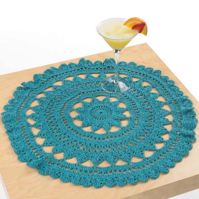 Crochet Stitch Fan Folder FREE PATTERN