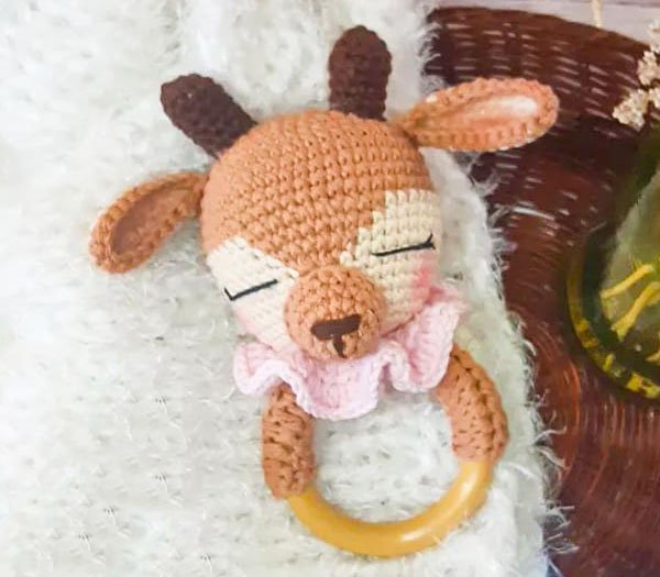 Amigurumi Deer Rattle FREE PATTERN