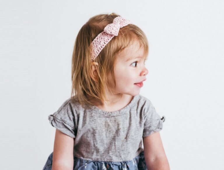 Crochet Harper Headband for Girls FREE PATTERN