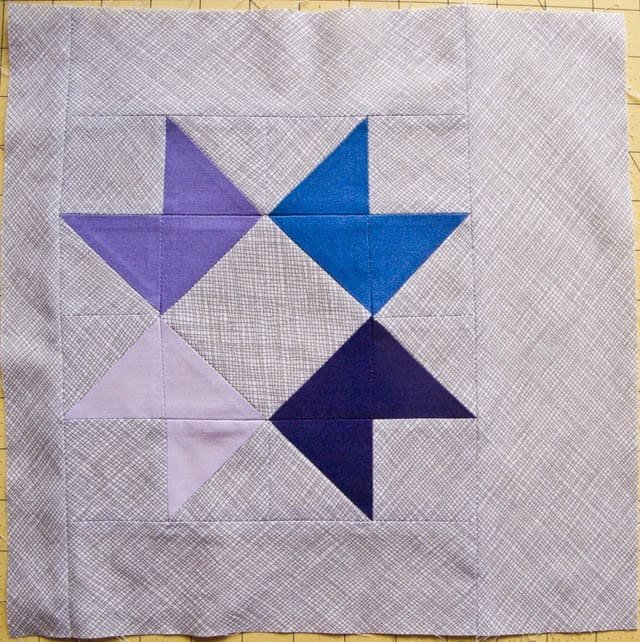 Ribbon Star Quilt Block Tutorial & Pattern