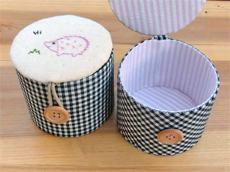 How to Make Round Fabric Basket