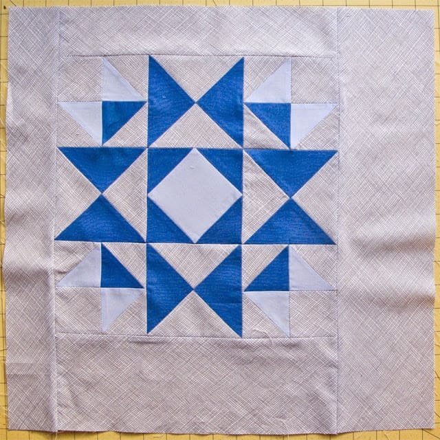 Folded Star Quilt Block Tutorial