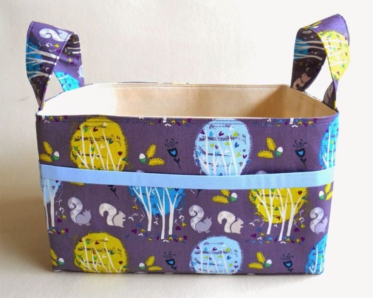 DIY Easy Fabric Basket Tutorial