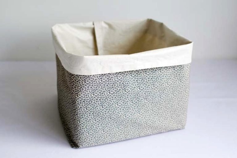 DIY Fabric Bucket Tutorial